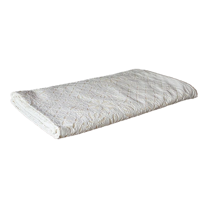Bela White Applique Coverlet 3 Bela White Applique Coverlet