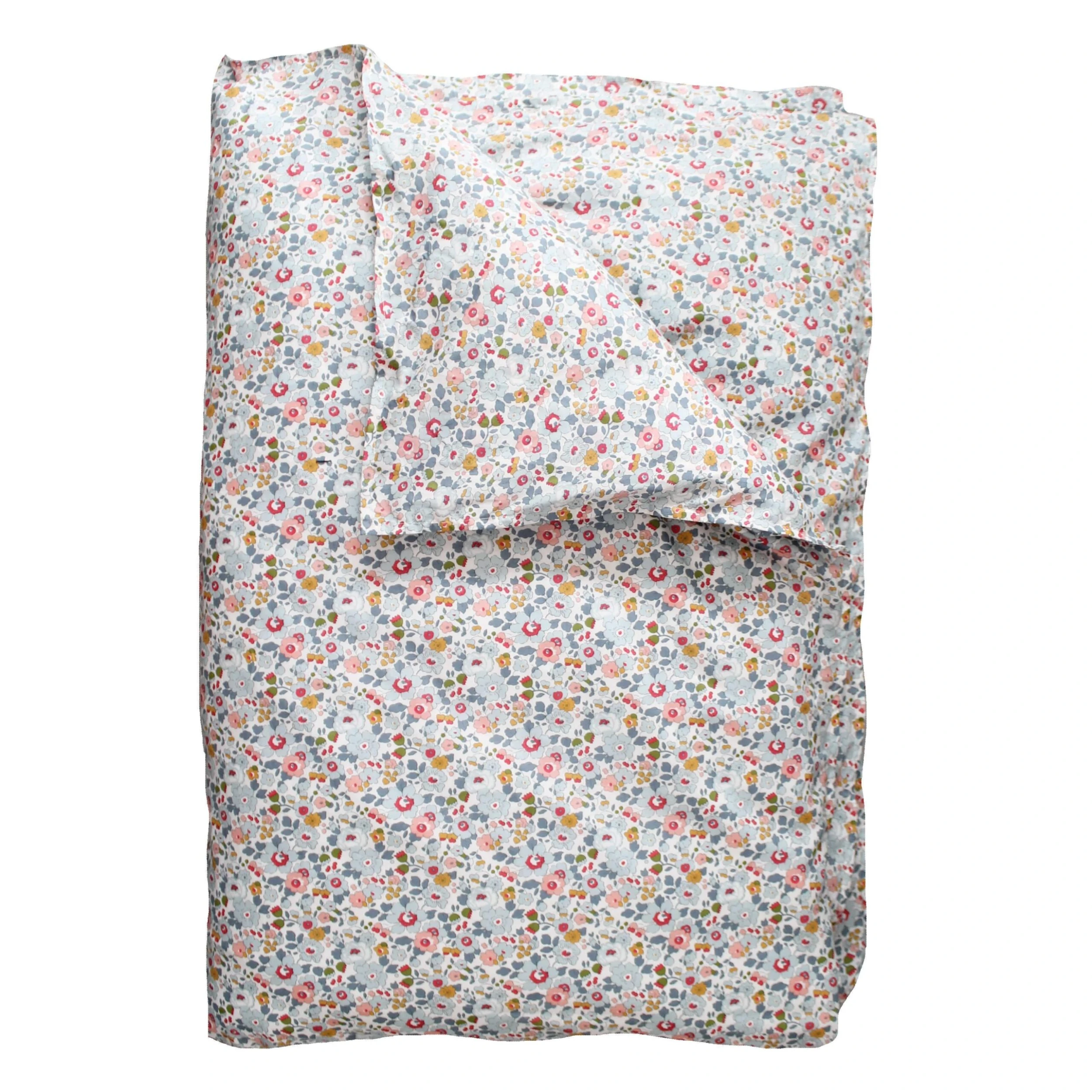 Coco & Wolf Bedding Set Made With Liberty Fabric Betsy Grey, Twin - 2 Pieces 4 Coco & Wolf Bedding Set Made With Liberty Fabric Betsy Grey, Twin - 2 Pieces - Image 2