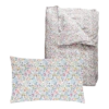 Coco & Wolf Bedding Set Made With Liberty Fabric Betsy Grey, Twin - 2 Pieces
