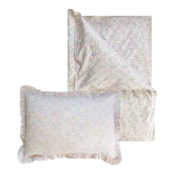 Coco & Wolf Bedding Set Made With Liberty Fabric Michelle Lilac, Twin - 2 Pieces