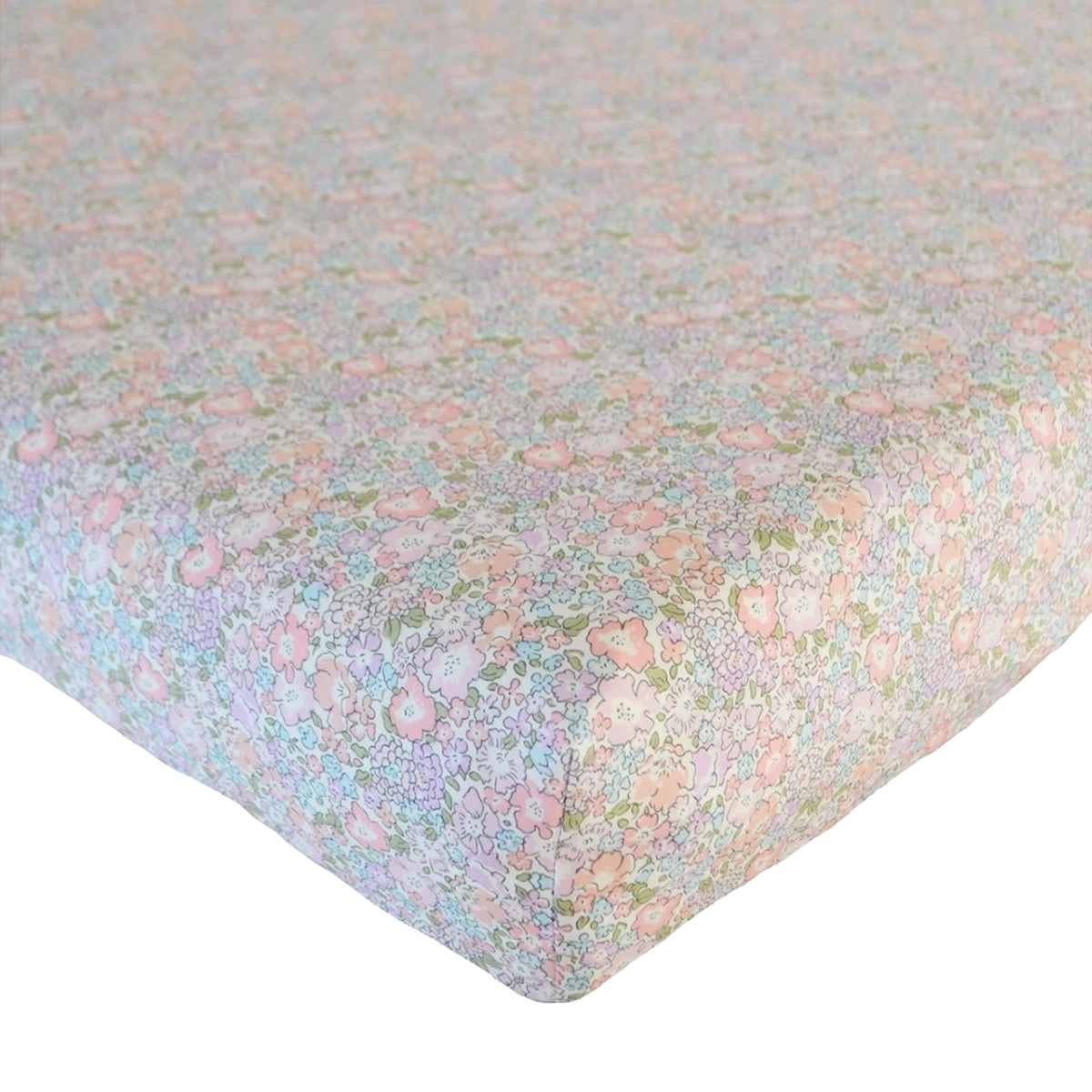 Coco & Wolf Fitted Sheet Made With Liberty Fabric Michelle Lilac, Crib 3 Coco & Wolf Fitted Sheet Made With Liberty Fabric Michelle Lilac, Crib