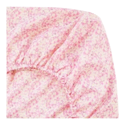 Coco & Wolf Fitted Sheet Made With Liberty Fabric Mitsi Valeria Pink, Crib