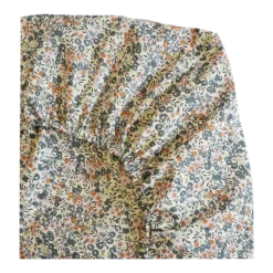 Coco & Wolf Fitted Sheet Made With Organic Liberty Fabric Wiltshire, Twin