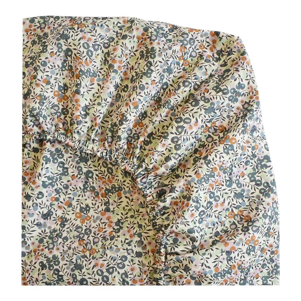 Coco & Wolf Fitted Sheet Made With Organic Liberty Fabric Wiltshire, Twin 3 Coco & Wolf Fitted Sheet Made With Organic Liberty Fabric Wiltshire, Twin