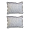 Coco & Wolf Gathered Edge Pillowcases Made With Liberty Fabric Wiltshire Lilac - Set Of 2 -Coco & Wolf Shop coco and wolf gathered edge pillowcases made with liberty fabric wiltshire lilac set of 2 1511
