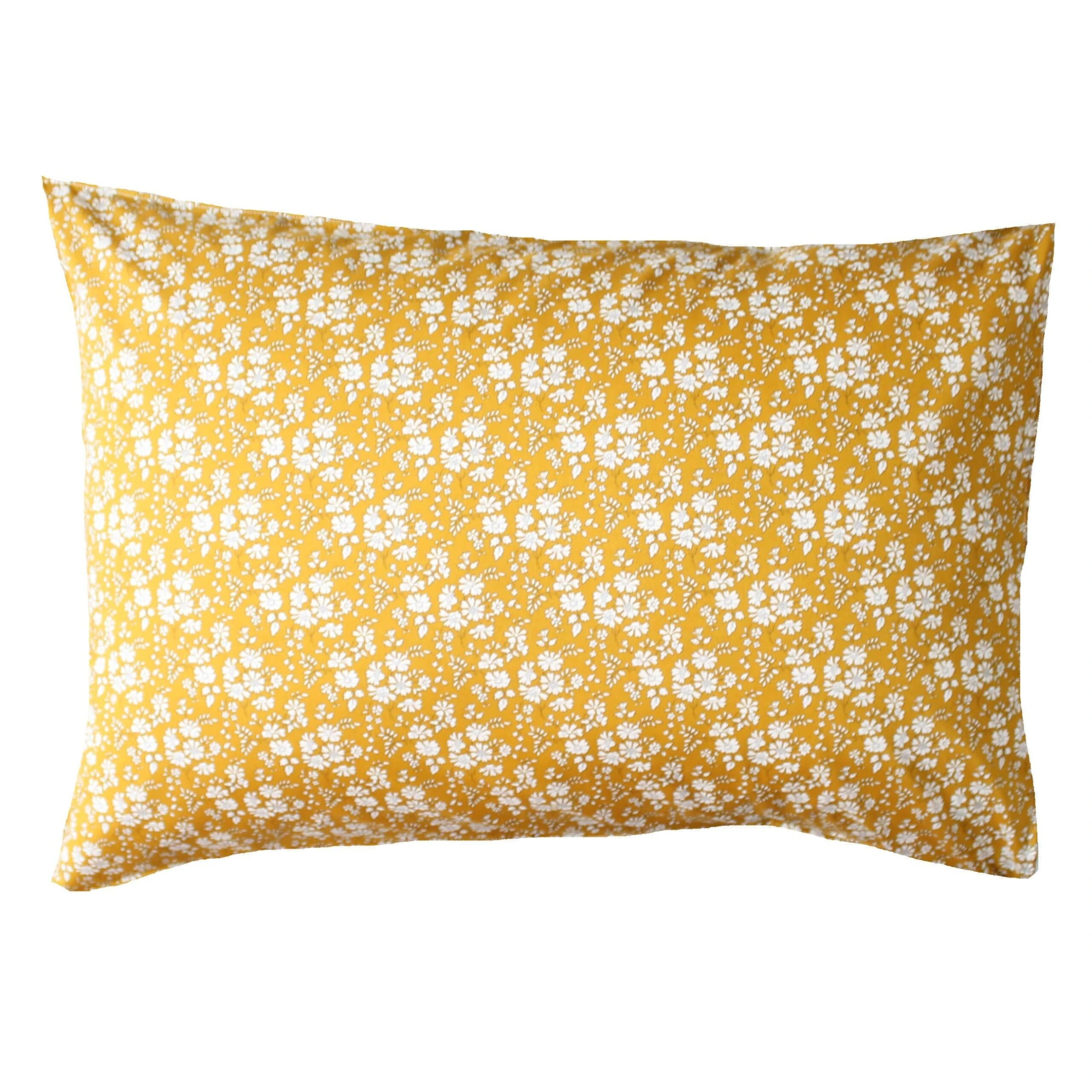 Coco & Wolf Pillowcases Made With Liberty Fabric Capel Mustard - Set Of 2 4 Coco & Wolf Pillowcases Made With Liberty Fabric Capel Mustard - Set Of 2 - Image 2