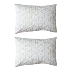 Coco & Wolf Pillowcases Made With Liberty Fabric Michelle Sea Green - Set Of 2