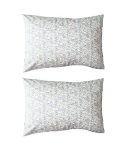 Coco & Wolf Pillowcases Made With Liberty Fabric Michelle Sea Green - Set Of 2 -Coco & Wolf Shop coco and wolf pillowcases made with liberty fabric michelle sea green set of 2 1927