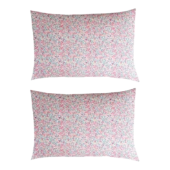 Coco & Wolf Pillowcases Made With Liberty Fabric Wiltshire Pink - Set Of 2