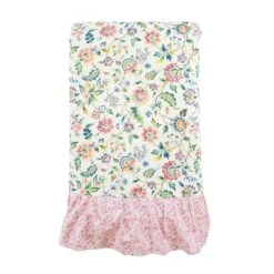 Coco & Wolf Ruffle Bedspread Made With Liberty Fabric Eva Belle & Mitsi Valeria Pink, Emperor -Coco & Wolf Shop coco and wolf ruffle bedspread made with liberty fabric eva belle and mitsi valeria pink emperor 6430