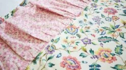 Coco & Wolf Ruffle Bedspread Made With Liberty Fabric Eva Belle & Mitsi Valeria Pink, King 15 Coco & Wolf Ruffle Bedspread Made With Liberty Fabric Eva Belle & Mitsi Valeria Pink, King -Coco & Wolf Shop coco and wolf ruffle bedspread made with liberty fabric eva belle and mitsi valeria pink king 9315