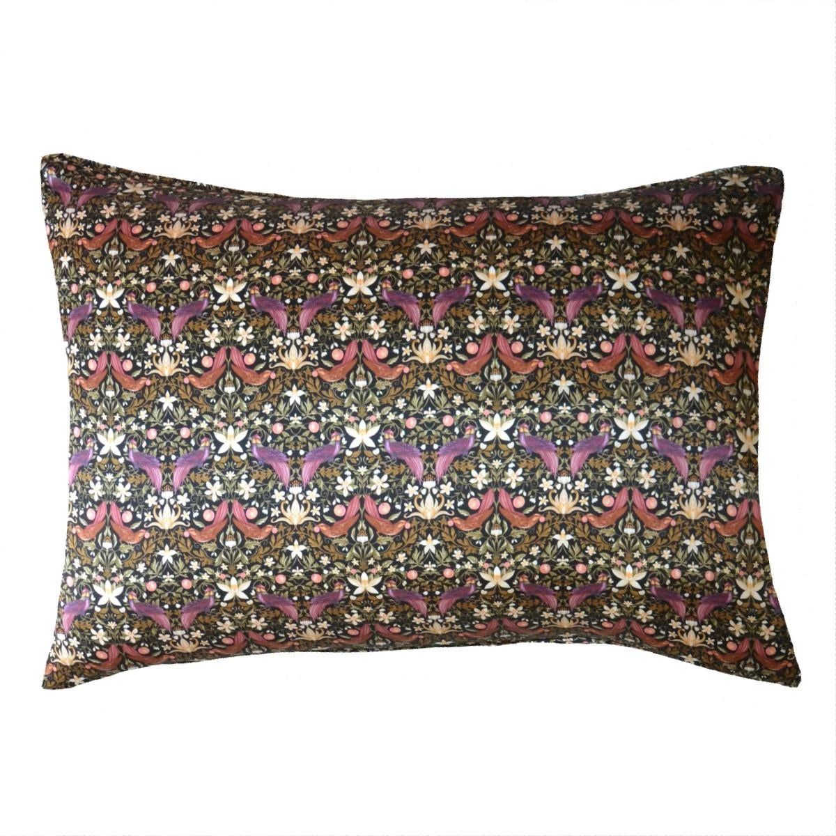 Coco & Wolf Silk Pillowcase Made With Liberty Fabric Forbidden Orchard 5 Coco & Wolf Silk Pillowcase Made With Liberty Fabric Forbidden Orchard - Image 3