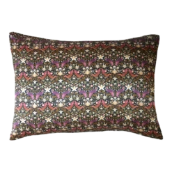 Coco & Wolf Silk Pillowcase Made With Liberty Fabric Forbidden Orchard
