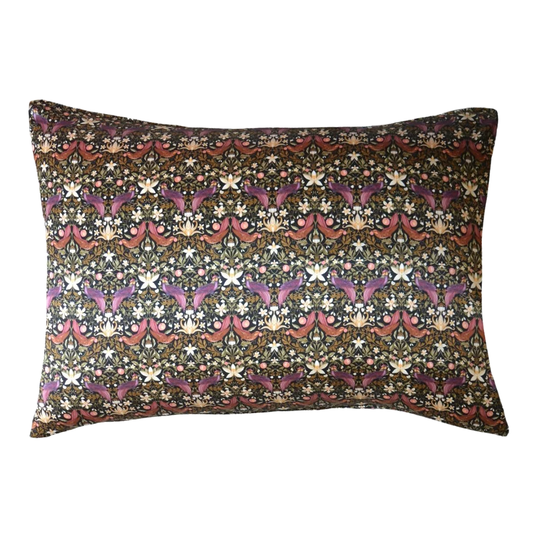 Coco & Wolf Silk Pillowcase Made With Liberty Fabric Forbidden Orchard 3 Coco & Wolf Silk Pillowcase Made With Liberty Fabric Forbidden Orchard