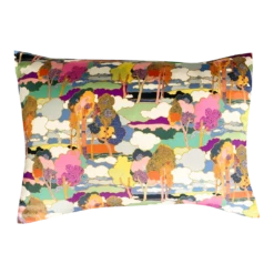 Coco & Wolf Silk Pillowcase Made With Liberty Fabric Prospect Road