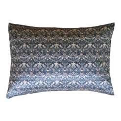 Coco & Wolf Silk Pillowcase Made With Liberty Fabric Strawberry Thief