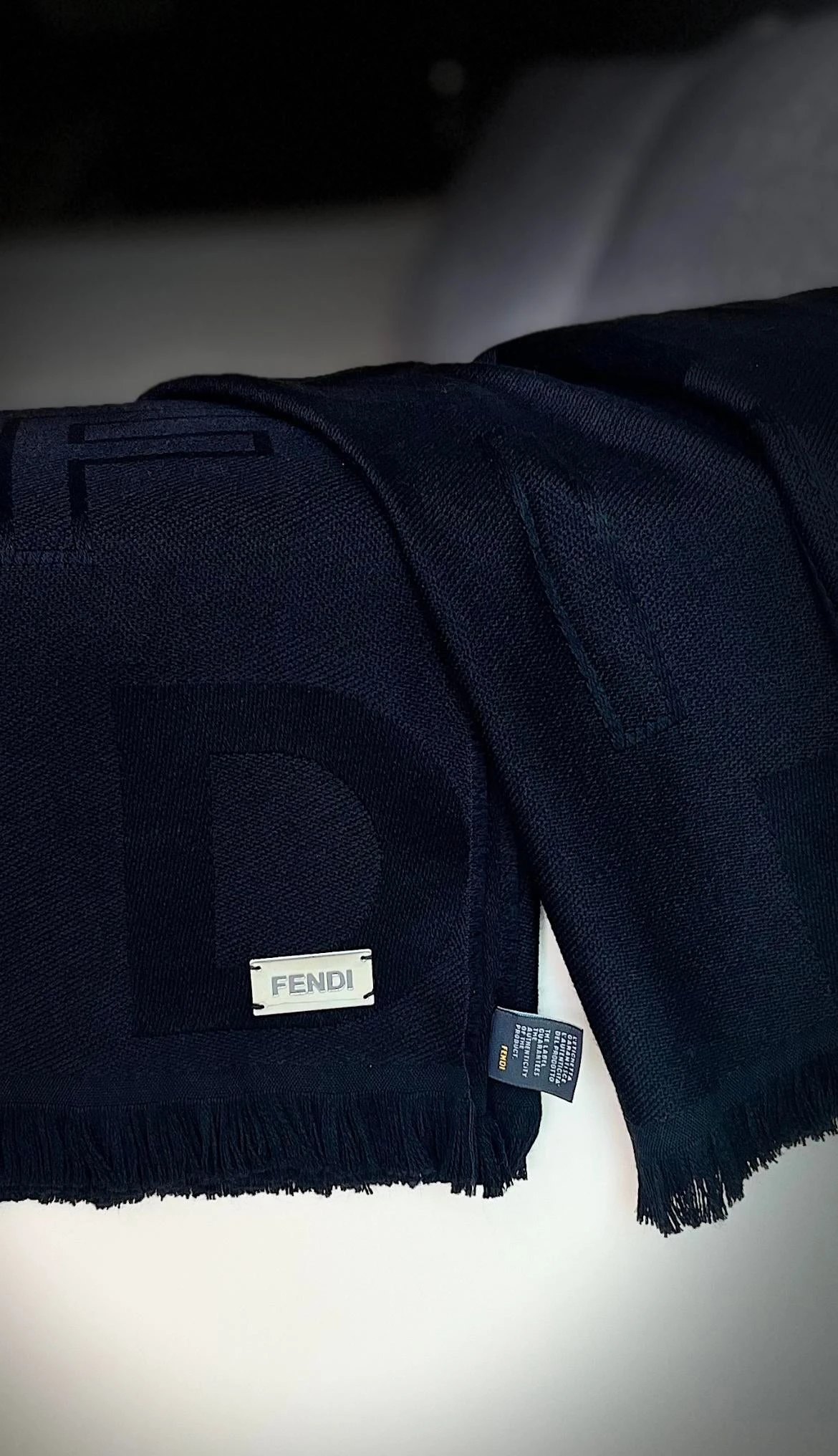 Fendi Sofa Throw In Black 9 Fendi Sofa Throw In Black - Image 7