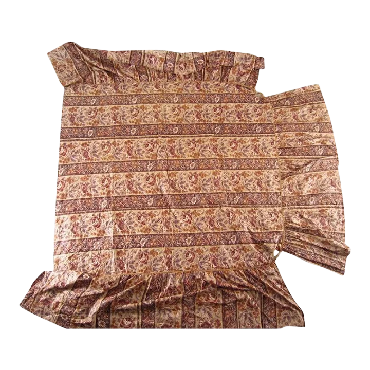 Fine And Early Antique 19th Century Printed Glazed Waxed Chintz American Coverlet Bed Spread Quilt 3 Fine And Early Antique 19th Century Printed Glazed Waxed Chintz American Coverlet Bed Spread Quilt