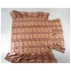 Fine And Early Antique 19th Century Printed Glazed Waxed Chintz American Coverlet Bed Spread Quilt 17 Fine And Early Antique 19th Century Printed Glazed Waxed Chintz American Coverlet Bed Spread Quilt -Coco & Wolf Shop fine and early antique 19th century printed glazed waxed chintz american coverlet bed spread quilt 7189