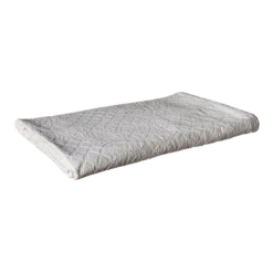 Lily White Applique Coverlet