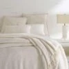 Pine Cone Hill By Annie Selke Amadora Linen Ivory Coverlet, King -Coco & Wolf Shop pine cone hill by annie selke amadora linen ivory coverlet king 8274