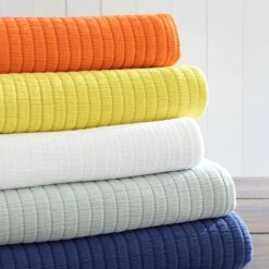 Pine Cone Hill By Annie Selke Boyfriend Sky Matelasse Coverlet, Queen -Coco & Wolf Shop pine cone hill by annie selke boyfriend sky matelasse coverlet queen 2261