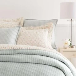 Pine Cone Hill By Annie Selke Boyfriend Sky Matelasse Coverlet, Twin -Coco & Wolf Shop pine cone hill by annie selke boyfriend sky matelasse coverlet twin 1530