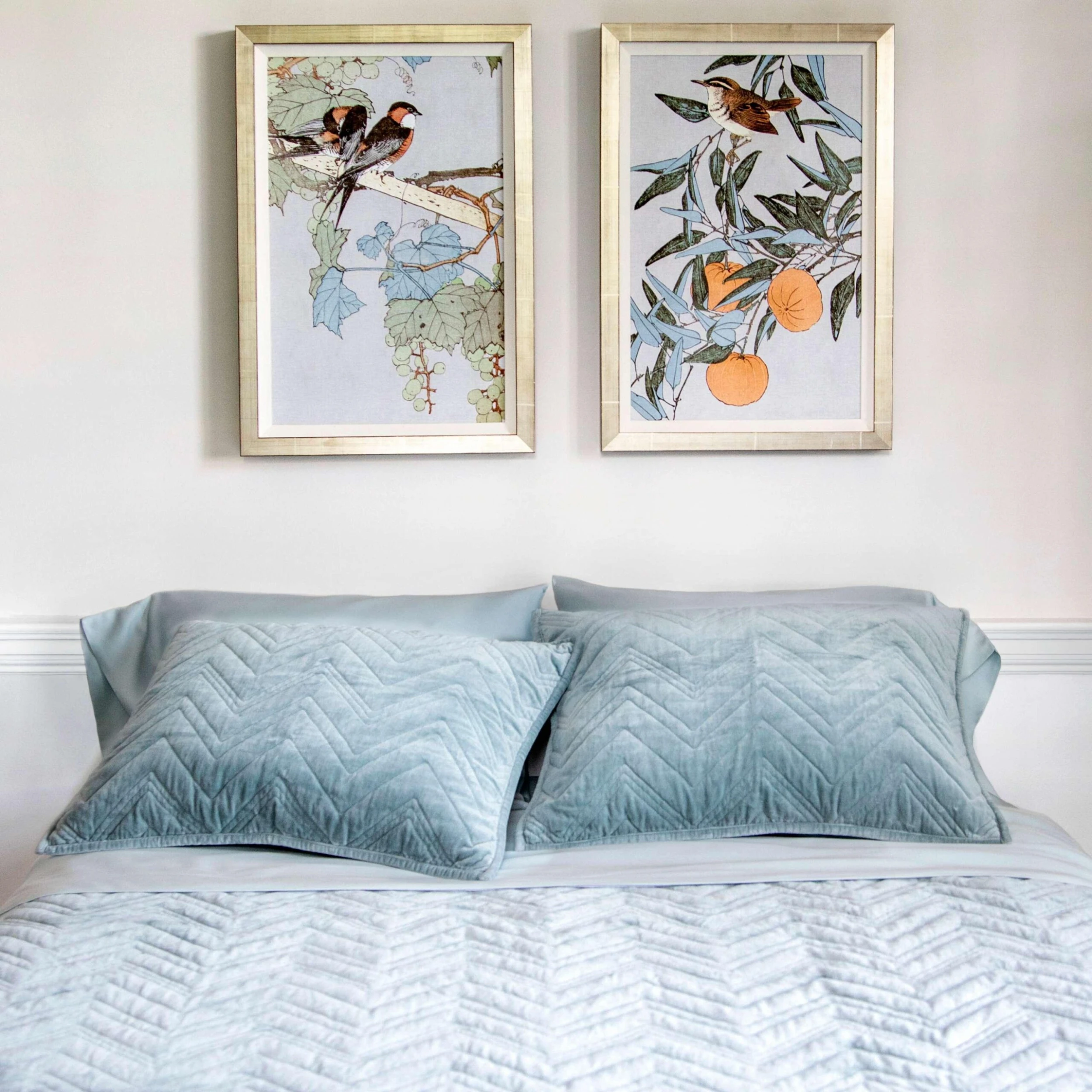 Pine Cone Hill By Annie Selke Brentwood Velvet Ocean Quilt, King 6 Pine Cone Hill By Annie Selke Brentwood Velvet Ocean Quilt, King - Image 4