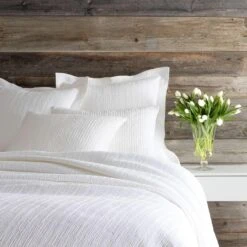 Pine Cone Hill By Annie Selke Hardwood White Matelasse Coverlet, Twin