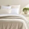 Pine Cone Hill By Annie Selke Herringbone White/Ivory Blanket, Full/Queen -Coco & Wolf Shop pine cone hill by annie selke herringbone whiteivory blanket fullqueen 3953