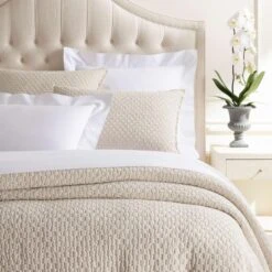 Pine Cone Hill By Annie Selke Lodi Alabaster Matelasse Coverlet, Queen -Coco & Wolf Shop pine cone hill by annie selke lodi alabaster matelasse coverlet queen 5435