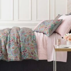 Pine Cone Hill By Annie Selke Parisienne Velvet Slipper Pink Quilt, King 8 Pine Cone Hill By Annie Selke Parisienne Velvet Slipper Pink Quilt, King -Coco & Wolf Shop pine cone hill by annie selke parisienne velvet slipper pink quilt king 7578