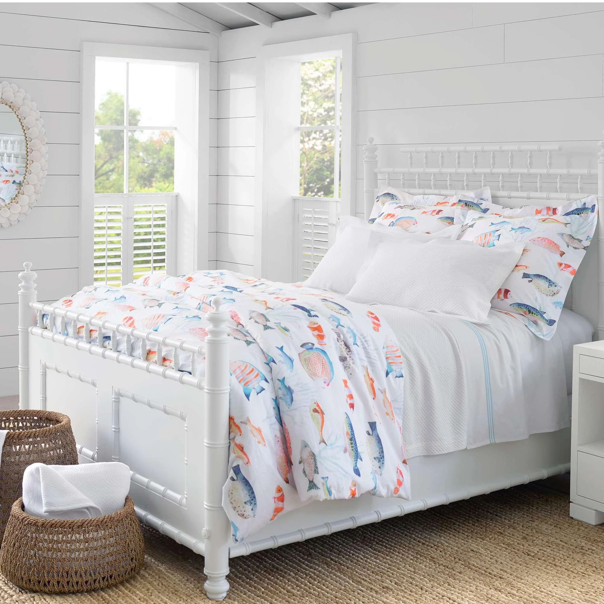 Pine Cone Hill By Annie Selke Petite Trellis White Matelasse Coverlet, King 4 Pine Cone Hill By Annie Selke Petite Trellis White Matelasse Coverlet, King - Image 2