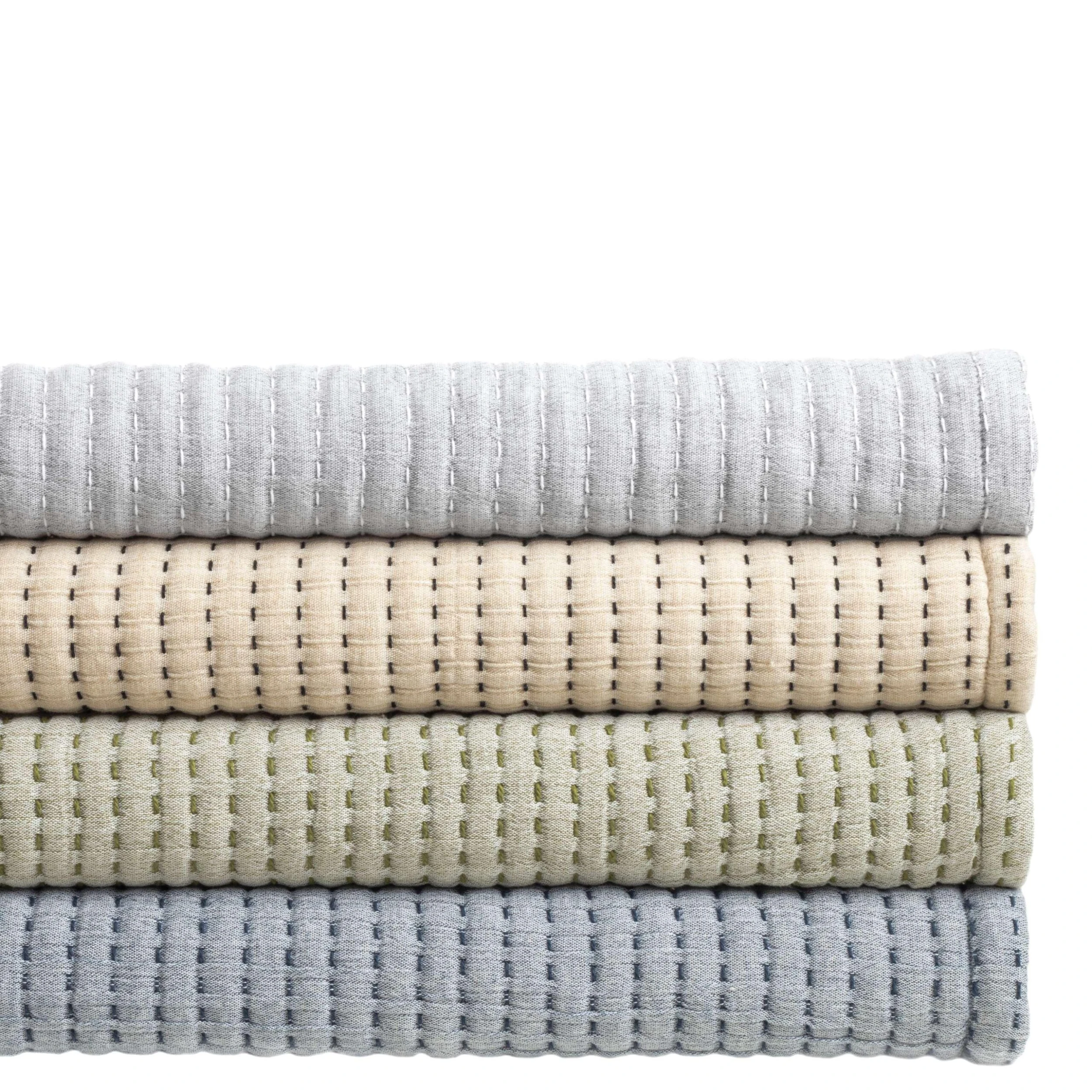 Pine Cone Hill By Annie Selke Pick Stitch Natural Matelasse Coverlet, Full/Queen 7 Pine Cone Hill By Annie Selke Pick Stitch Natural Matelasse Coverlet, Full/Queen - Image 5