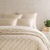 Pine Cone Hill By Annie Selke Quilted Silken Solid Sand Coverlet, Full/Queen 1 Pine Cone Hill By Annie Selke Quilted Silken Solid Sand Coverlet, Full/Queen -Coco & Wolf Shop pine cone hill by annie selke quilted silken solid sand coverlet fullqueen 9569