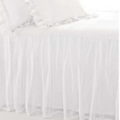 Pine Cone Hill By Annie Selke Savannah Linen Gauze White Bedspread, King 8 Pine Cone Hill By Annie Selke Savannah Linen Gauze White Bedspread, King -Coco & Wolf Shop pine cone hill by annie selke savannah linen gauze white bedspread king 8411