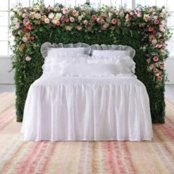 Pine Cone Hill By Annie Selke Savannah Linen Gauze White Bedspread, King 11 Pine Cone Hill By Annie Selke Savannah Linen Gauze White Bedspread, King -Coco & Wolf Shop pine cone hill by annie selke savannah linen gauze white bedspread king 8724