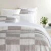 Pine Cone Hill By Annie Selke Shibori Grey Coverlet, King