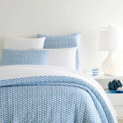 Pine Cone Hill By Annie Selke Tyler French Blue Quilt, King
