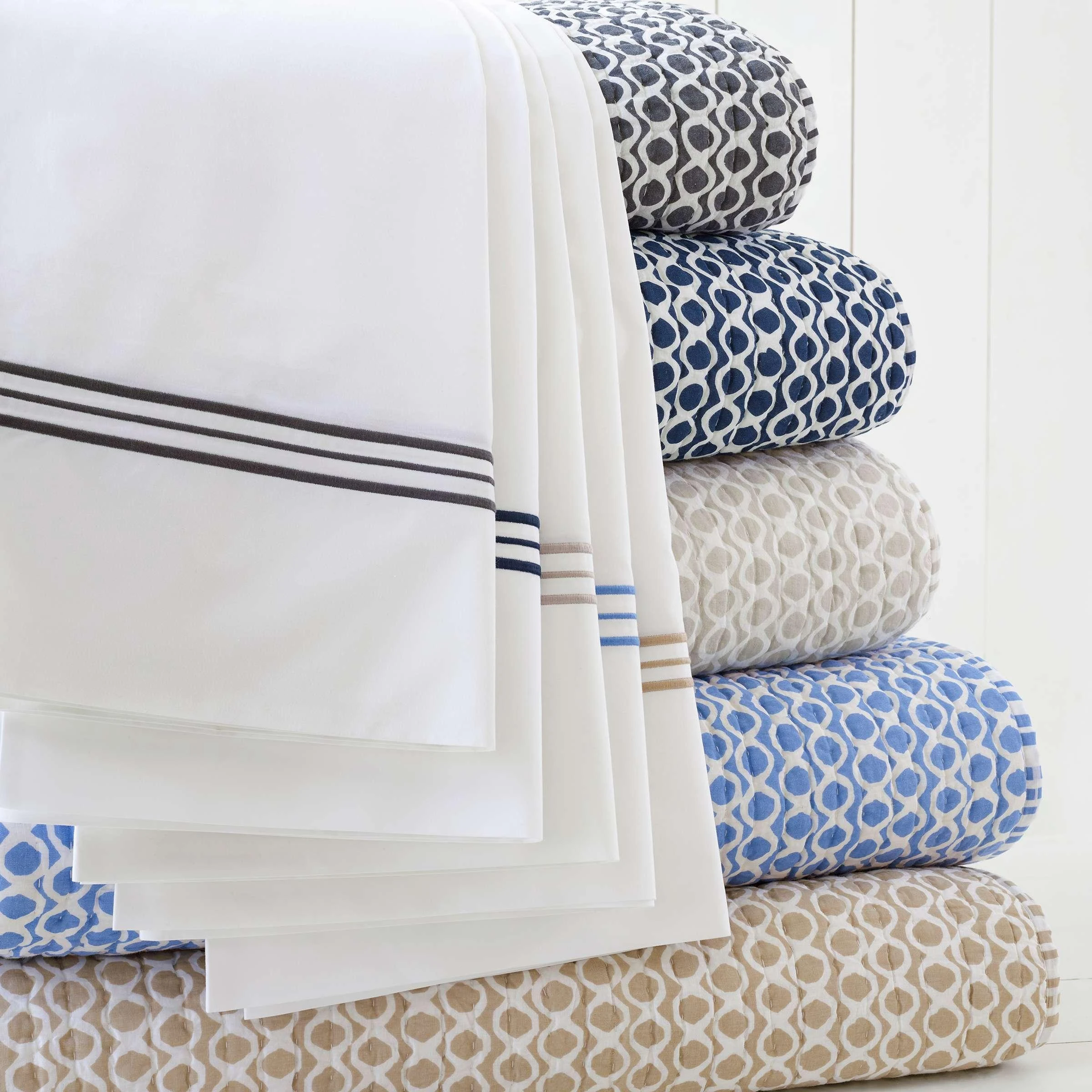 Pine Cone Hill By Annie Selke Tyler Indigo Quilt, King 5 Pine Cone Hill By Annie Selke Tyler Indigo Quilt, King - Image 3