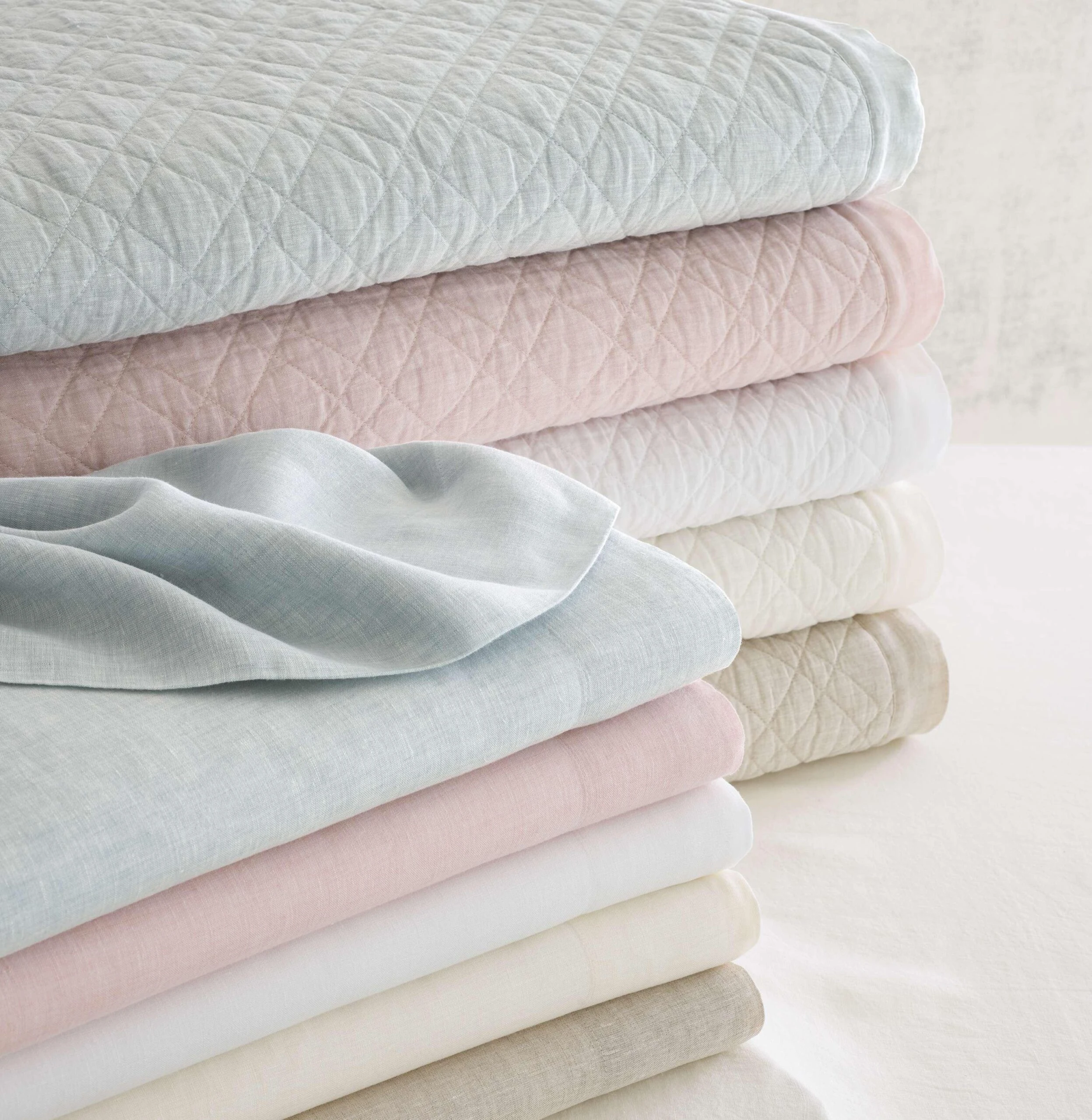 Pine Cone Hill By Annie Selke Washed Linen Slipper Pink Quilt, Twin 7 Pine Cone Hill By Annie Selke Washed Linen Slipper Pink Quilt, Twin - Image 5