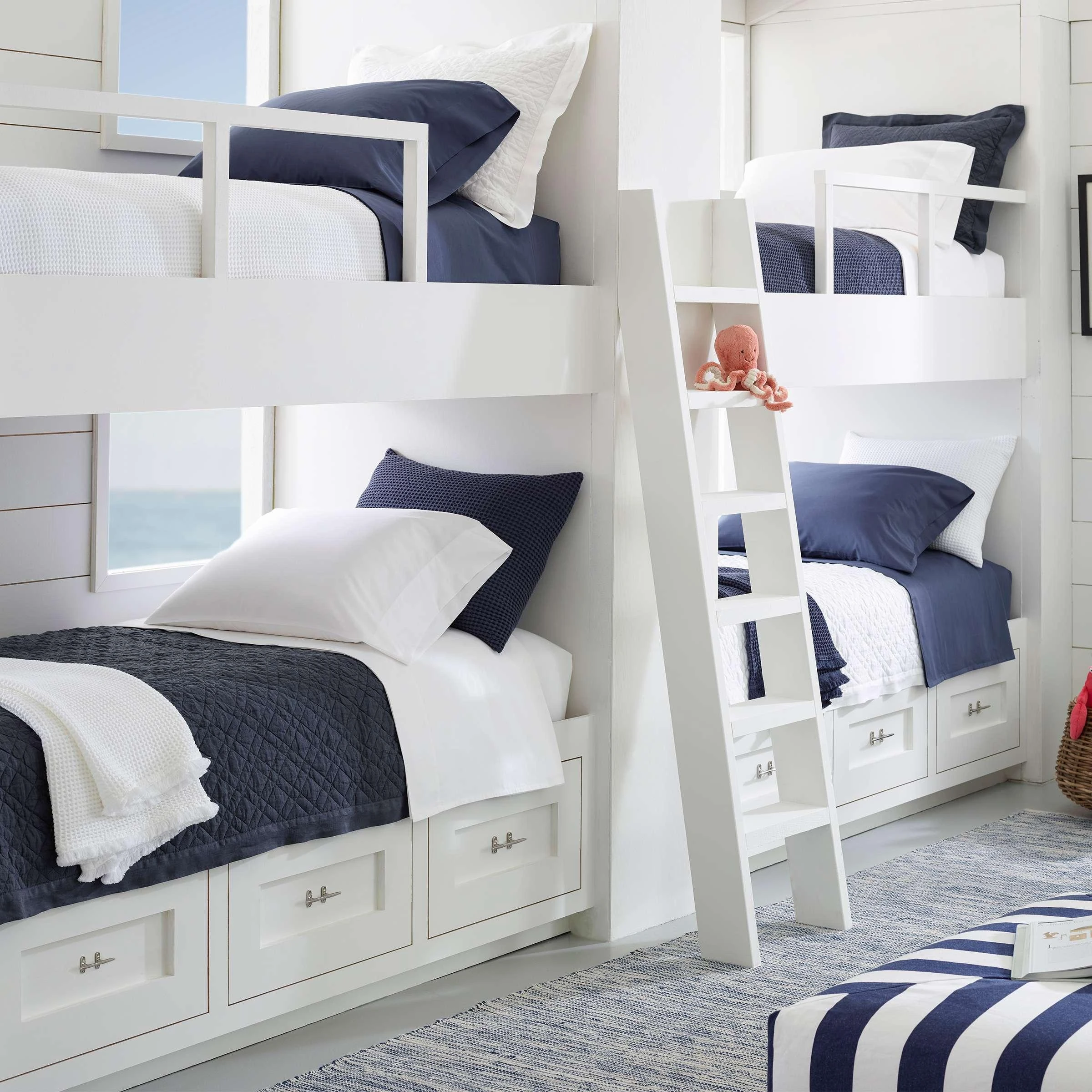 Pine Cone Hill By Annie Selke Washed Linen White Quilt, Full/Queen 5 Pine Cone Hill By Annie Selke Washed Linen White Quilt, Full/Queen - Image 3