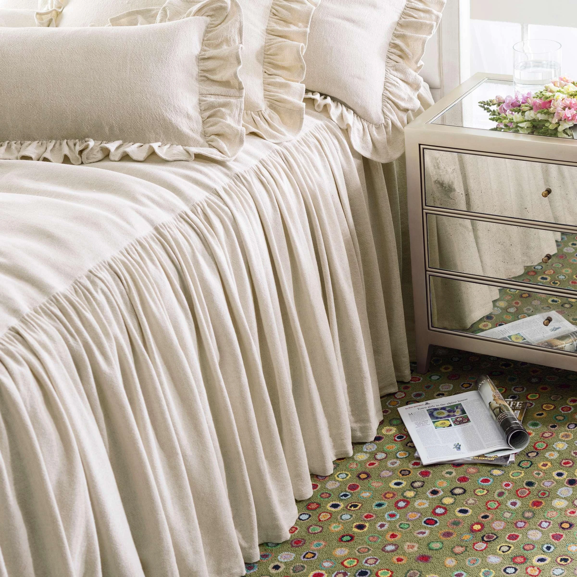 Pine Cone Hill By Annie Selke Wilton Natural Bedspread, Twin 7 Pine Cone Hill By Annie Selke Wilton Natural Bedspread, Twin - Image 5