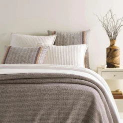 Pine Cone Hill By Annie Selke Xavier Stripe Blanket, Full/Queen