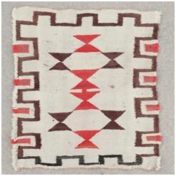 Small Vintage Native American Navajo Wool Gallup Throw / Sampler -Coco & Wolf Shop small vintage native american navajo wool gallup throw sampler 3698