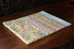 Spring Morning Block Print Cotton Bed Coverlet -Coco & Wolf Shop spring morning block print cotton bed coverlet 0309