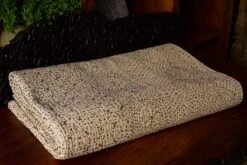 Tan Filanan Embroidered Bed Cover -Coco & Wolf Shop tan filanan embroidered bed cover 1369