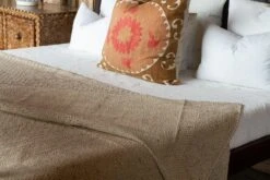 Tan Filanan Embroidered Bed Cover -Coco & Wolf Shop tan filanan embroidered bed cover 1856