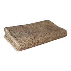 Tan Filanan Embroidered Bed Cover