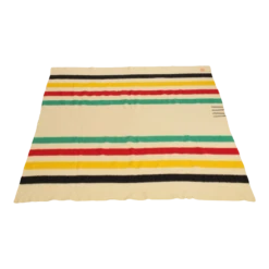 Vintage Hudson's Bay Company Four-Point Wool Blanket